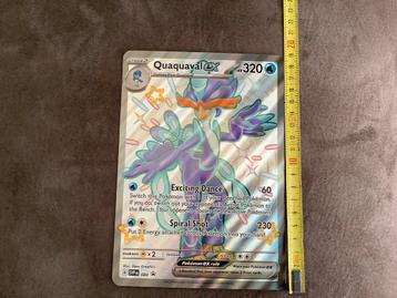 Pokemon Quaquaval ex grote kaart beschikbaar voor biedingen
