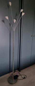 Vloerlamp 1.65 met dimmer, Huis en Inrichting, Lampen | Vloerlampen, Ophalen, Zo goed als nieuw, Glas, 150 tot 200 cm