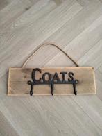 Houten kapstok coats, Wandkapstok, Ophalen of Verzenden, Zo goed als nieuw, Minder dan 100 cm