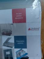 Unibind 200x Thermische inbindkaft (binding folder), Ophalen of Verzenden, Zo goed als nieuw