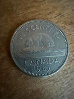 Canadese 5 cent munt 1987, Ophalen, Losse munt
