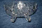 Glaskristallen Bakje op pootjes, 9,5x13,5 cm, Antiek en Kunst, Ophalen of Verzenden