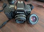 Nikon F90x + 2 Nikkor lenzen, Ophalen of Verzenden, Gebruikt, Spiegelreflex, Nikon