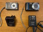 2 Panasonic LUMIX digitale camera's DMC-TZ6 en DMC-FS3, Compact, Ophalen of Verzenden, Zo goed als nieuw, Overige Merken