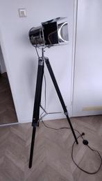 Industriële tripod vloerlamp, Ophalen, Gebruikt, 100 tot 150 cm, Metaal
