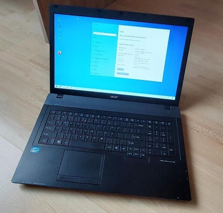 Acer Travelmate 7750 laptop (groot scherm), Computers en Software, Windows Laptops, Gebruikt, 17 inch of meer, SSD, 2 tot 3 Ghz