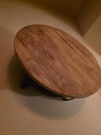 Mooie ronde salontafel, Huis en Inrichting, Tafels | Salontafels, 50 tot 100 cm, Rond, Zo goed als nieuw, Industrieel