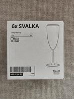Ikea Svalka Champagneglazen - 6 stuks, Glas of Glazen, Ophalen of Verzenden, Effen, Glas