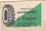 coverbedrijf G Topper Groningen - trekker band, Verzamelen, Suikerzakjes, Ophalen of Verzenden