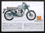 Italiaanse folder Gilera 150 5V Autostrada - 1970, Motoren, Handleidingen en Instructieboekjes, Overige merken