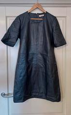 LaDress Leren Jurk Maat M, Kleding | Dames, Jurken, Maat 38/40 (M), Zwart, Ophalen of Verzenden, Zo goed als nieuw