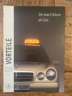 Product info brochure Mercedes-Benz Taxi E-klasse W210 1995, Zo goed als nieuw, Mercedes-Benz, Mercedes, Ophalen of Verzenden