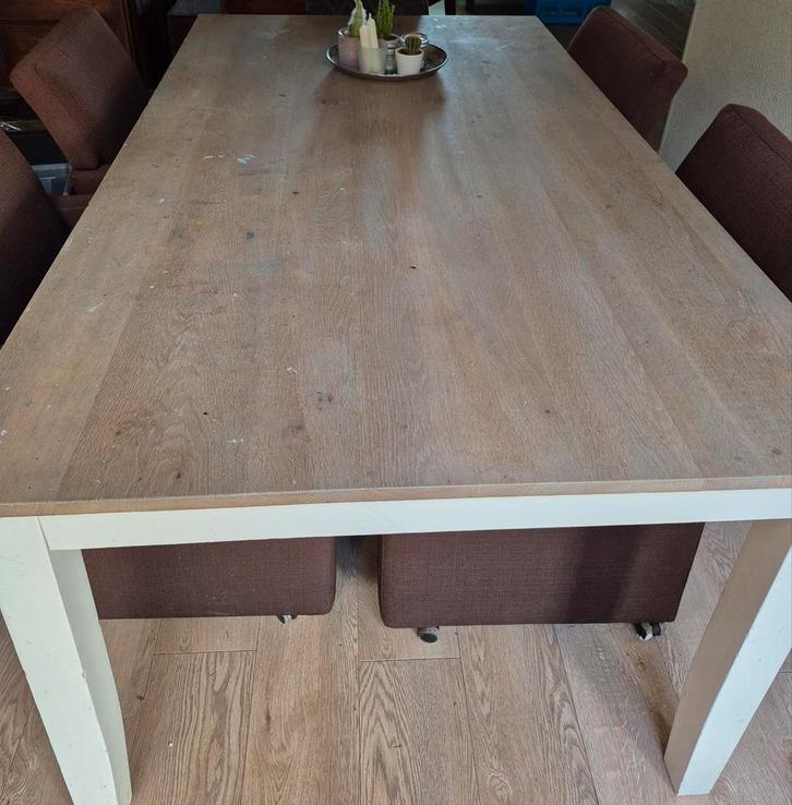 Gratis Eettafel - 180x100 cm, Huis en Inrichting, Tafels | Eettafels, Gebruikt, 50 tot 100 cm, 150 tot 200 cm, Rechthoekig, Ophalen