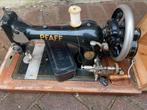 Antieke ouderwetse naaimachine Pfaff + koffer met slot, Ophalen of Verzenden
