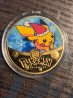 Pokemon Go Kerst Pikachu Gouden Munt, Ophalen of Verzenden, Zo goed als nieuw