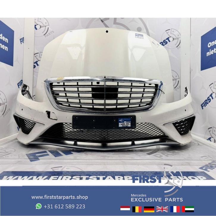 W222 S500 AMG VOORKOP ORIGINEEL Mercedes S Klasse FACELIFT W, Auto-onderdelen, Carrosserie en Plaatwerk, Bumper, Mercedes-Benz