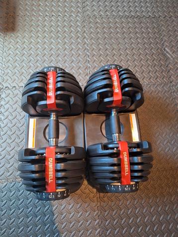 Verstelbare Dumbbells 24kg / 52,5lbs beschikbaar voor biedingen