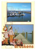 35634 Breskens Zeeland 07 Haven Gelopen met postzegel