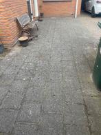 Oprit stenen en terras tegels, Tuin en Terras, Ophalen, Gebruikt, 10 m² of meer, Beton