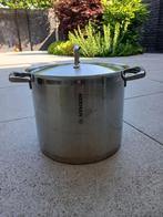 Soeppan 8 liter Herman den Blijker, Huis en Inrichting, Zo goed als nieuw, Rvs, Keramische plaat, Ophalen