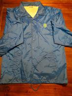 US Basic regen- en windjack blauw maat L opdruk Chiquita, Caravans en Kamperen, Ophalen of Verzenden, Gebruikt, Regenjas