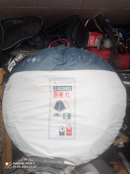 Quechua fresh and black 3 xxl opgooi tent, Caravans en Kamperen, Tenten, tot en met 3, Zo goed als nieuw, Ophalen