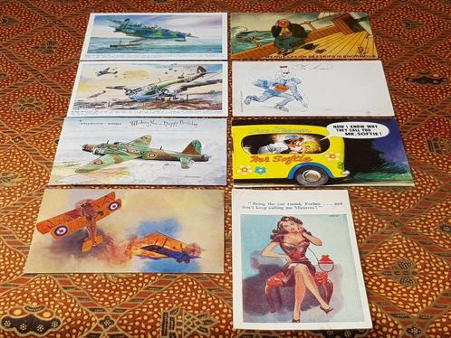 Acht mooie oude post of ansichtkaarten uit Engeland., Antiek en Kunst, Antiek | Woonaccessoires, Ophalen of Verzenden