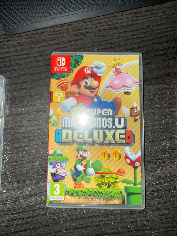 Super Mario Bros. U Deluxe - Nintendo Switch, Spelcomputers en Games, Games | Nintendo Switch, Zo goed als nieuw, Platform, 3 spelers of meer