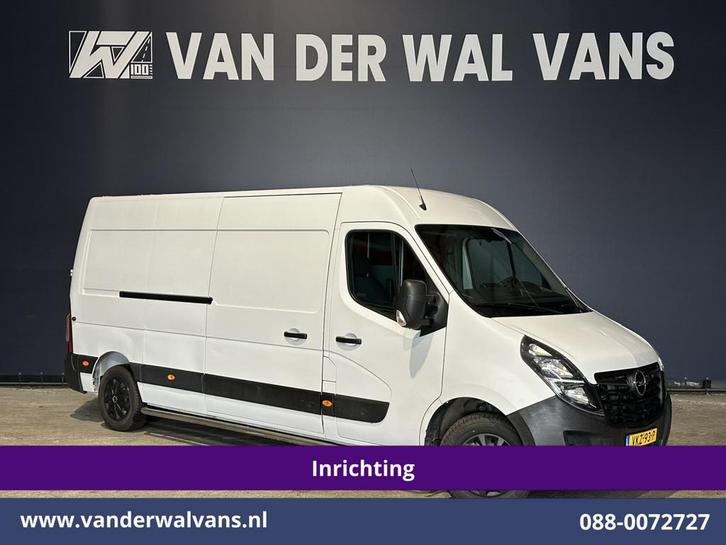 Opel Movano 2.3 Turbo 136pk L3H2 Post NL inrichting Euro6 Ai, Auto's, Bestelauto's, Bedrijf, Te koop, ABS, Achteruitrijcamera