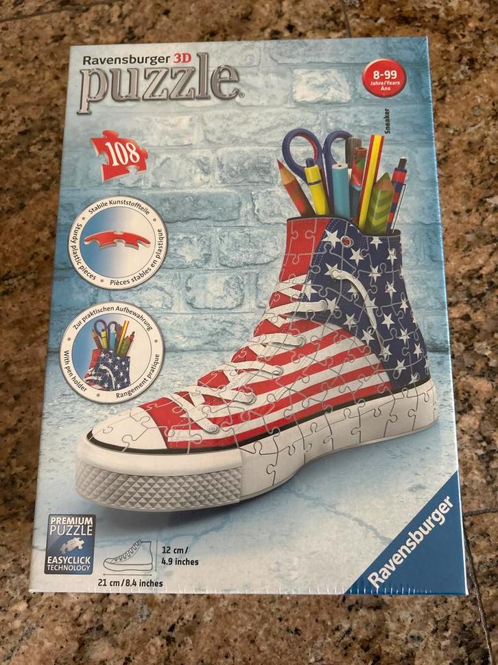 Ravensburger 3D Puzzel Schoen, Kinderen en Baby's, Speelgoed | Educatief en Creatief, Nieuw, Ophalen of Verzenden