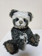 Charlie bears mohair Isabelle beer teddybeer groen panda, Ophalen of Verzenden, Stoffen beer, Overige merken