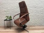 Als Nieuw! Prominent E-100 sta op stoel relax fauteuil ACCU, Huis en Inrichting, Fauteuils, Ophalen, N, N, Leer