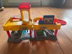 Garage Fisher Price, Kinderen en Baby's, Ophalen, Zo goed als nieuw, Speelset