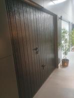 Garagedeur met loopdeur, Ophalen, 120 cm of meer, Garagedeur, Zo goed als nieuw