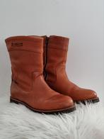 Cognackleurige leren laarzen, merk Human Nature, maat 38, Kleding | Dames, Overige kleuren, Zo goed als nieuw, Human Nature, Wandelschoenen