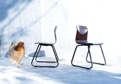 Industrieel Vintage Elmar Flötotto Galvanitas S23 schoolstoe, Huis en Inrichting, Stoelen, Gebruikt, Vijf, Zes of meer stoelen