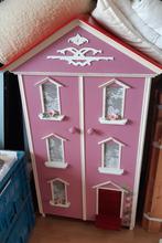 Groot poppenhuis met meubeltjes, Ophalen, Gebruikt