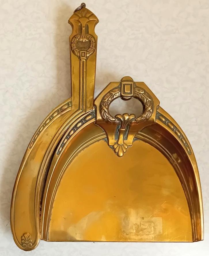 Art-Deco tafelschuier, Antiek en Kunst, Antiek | Koper en Brons, Koper, Ophalen of Verzenden