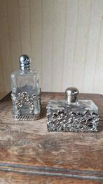 Vintage Franse Kristallen Parfumflesjes, Ophalen of Verzenden