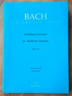Matthäuspassion BLADMUZIEK voor piano BACH, Muziek en Instrumenten, Bladmuziek, Zang, Gebruikt, Klassiek, Ophalen of Verzenden