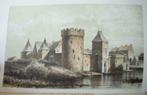 36 / Medemblik  het Kasteel   Litho 1854, Antiek en Kunst, Kunst | Litho's en Zeefdrukken, Ophalen of Verzenden