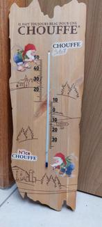 Deco Chouffe voor buiten en binnen - thermometer, Verzamelen, Biermerken, Ophalen of Verzenden, Nieuw, Reclamebord, Plaat of Schild