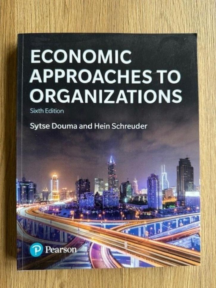 Economic Approaches to organizations, Boeken, Studieboeken en Cursussen, Nieuw, WO, Alpha, Ophalen of Verzenden
