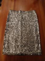 BY MALENE BIRGER zilver kleurige pailletten rok, Kleding | Dames, Overige kleuren, Verzenden, Maat 42/44 (L), Nieuw