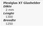 Plexiglas plaat glashelder, Doe-het-zelf en Verbouw, Ophalen, Zo goed als nieuw, Overige materialen, Minder dan 20 mm