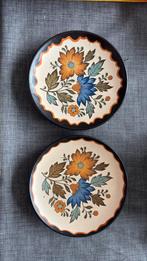 2 wandborden  gouda plateel 17 cm doorsnee, Antiek en Kunst, Antiek | Wandborden en Tegels, Ophalen