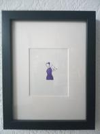 Engel, linosnede, Ophalen of Verzenden