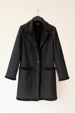 wollen damesmantel maat 38, Maat 38/40 (M), Zwart, Ophalen of Verzenden, Zo goed als nieuw