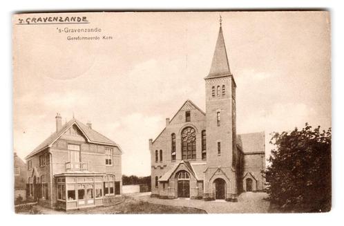 's-Gravenzande, Gereformeerde Kerk, Verzamelen, Ansichtkaarten | Nederland, Gelopen, Zuid-Holland, Voor 1920, Verzenden