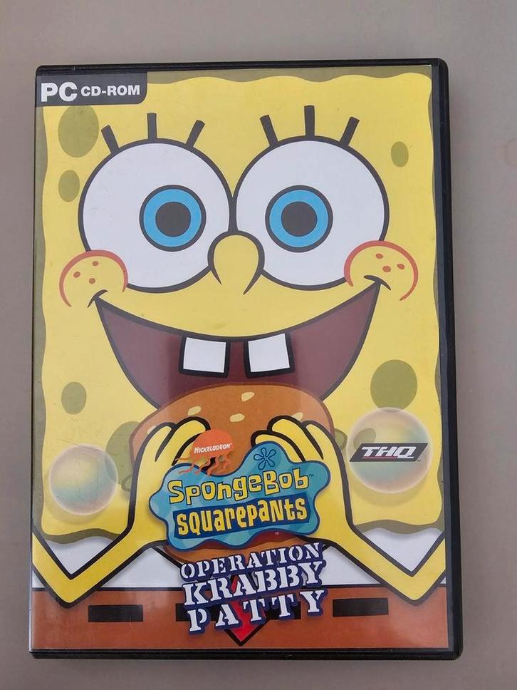 Pc game Spongebob Squarepants operation Krabby Patty, Spelcomputers en Games, Games | Pc, Zo goed als nieuw, Avontuur en Actie